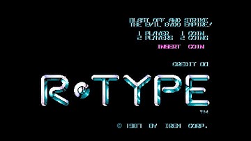 R-Type (Arcade 60Hz) - Attract Mode