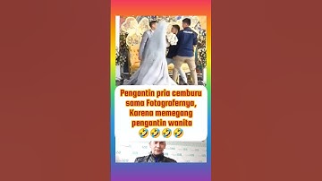 Pengantin pria cemburu sama Fotografer, Karena memegang pengantin wanita🤣🤣🤣 #fypジviral #fyp #shots