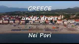 Nei Pori, Pieria Greece with DJI Mini2 @4K (GREECE under drone)(035) #travelgreece