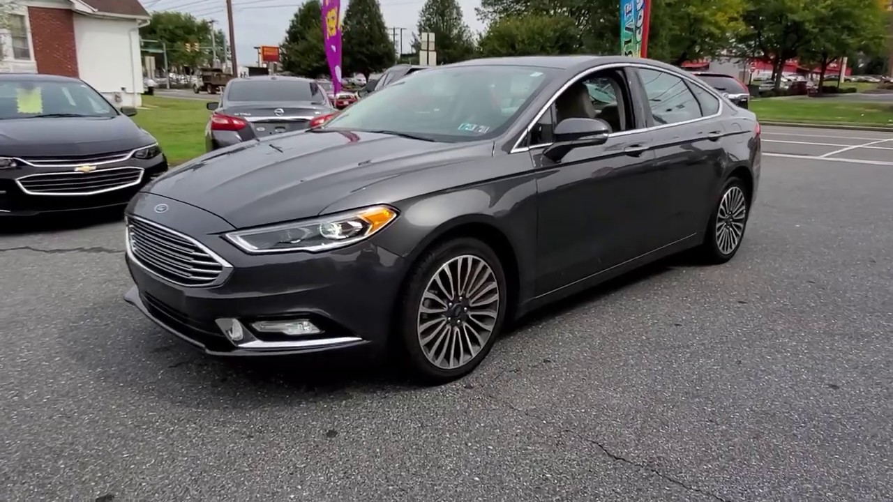 2018 Ford Fusion AWD Titanium - YouTube