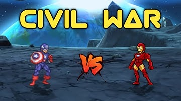 Ironman VS Captain America in Jump Force Mugen