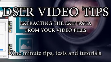 How to get EXIF data from Canon video files (for Windows)