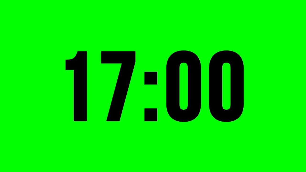 Timer 17 Minute With Alarm ⏱ No Music