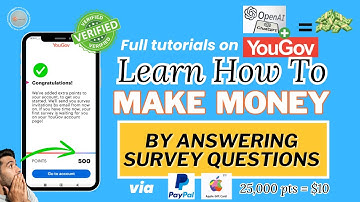 Beginner Guide To Make Money Through YouGov Survey App, How To Create Account, and Get Verified!