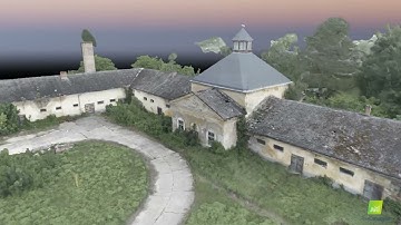 Pix4D - 3D flythrough of an Hungarian castle