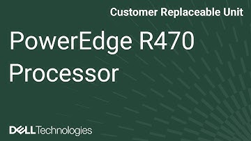 How to replace a heatsink and processor on a PowerEdge R470
