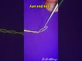 Aari end knot | Revath stitching