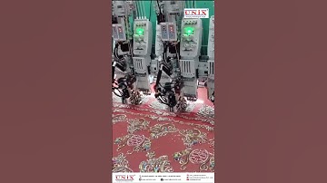 Upgrade your Business with Unix High Speed Computerised Embroidery Machine 4 Beads + 2 Sequins