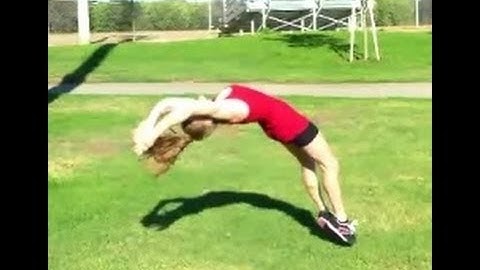 How To Connect Back Handsprings In A Row With Coach Meggin!