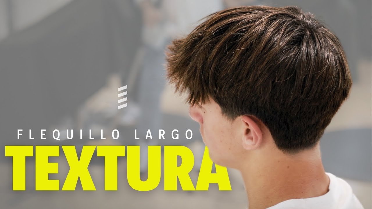 degradado corte con flequillo hombre