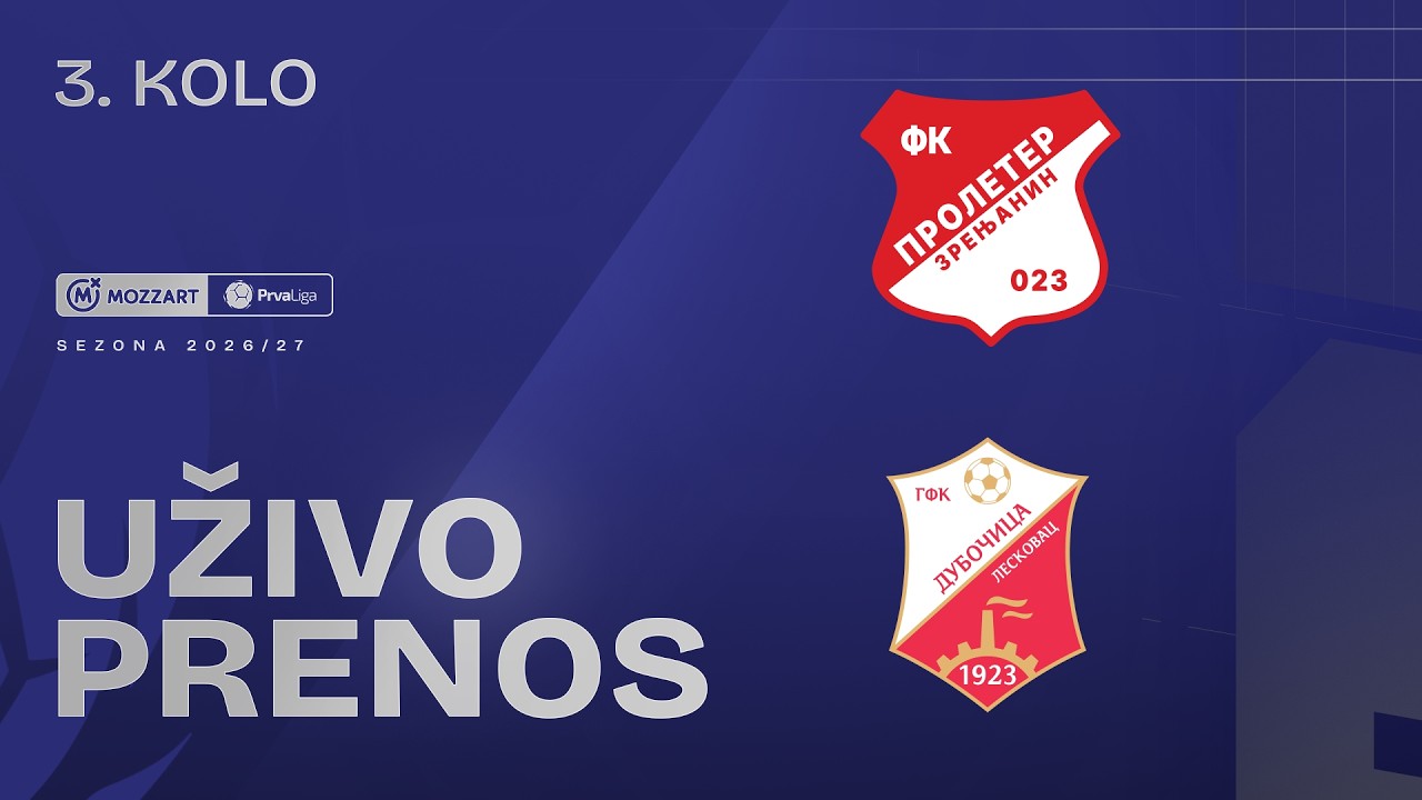 Proloter 023 - GFK Dubočica 1923 Mozzart Bet Prva liga Srbije 2026/27 3. Kolo