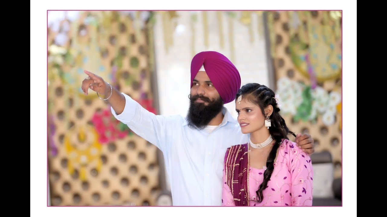 Amanpreet Singh Weds Harphinder Kaur  // Pamma Studio Takhtu Chak ( M – 9855955679 )