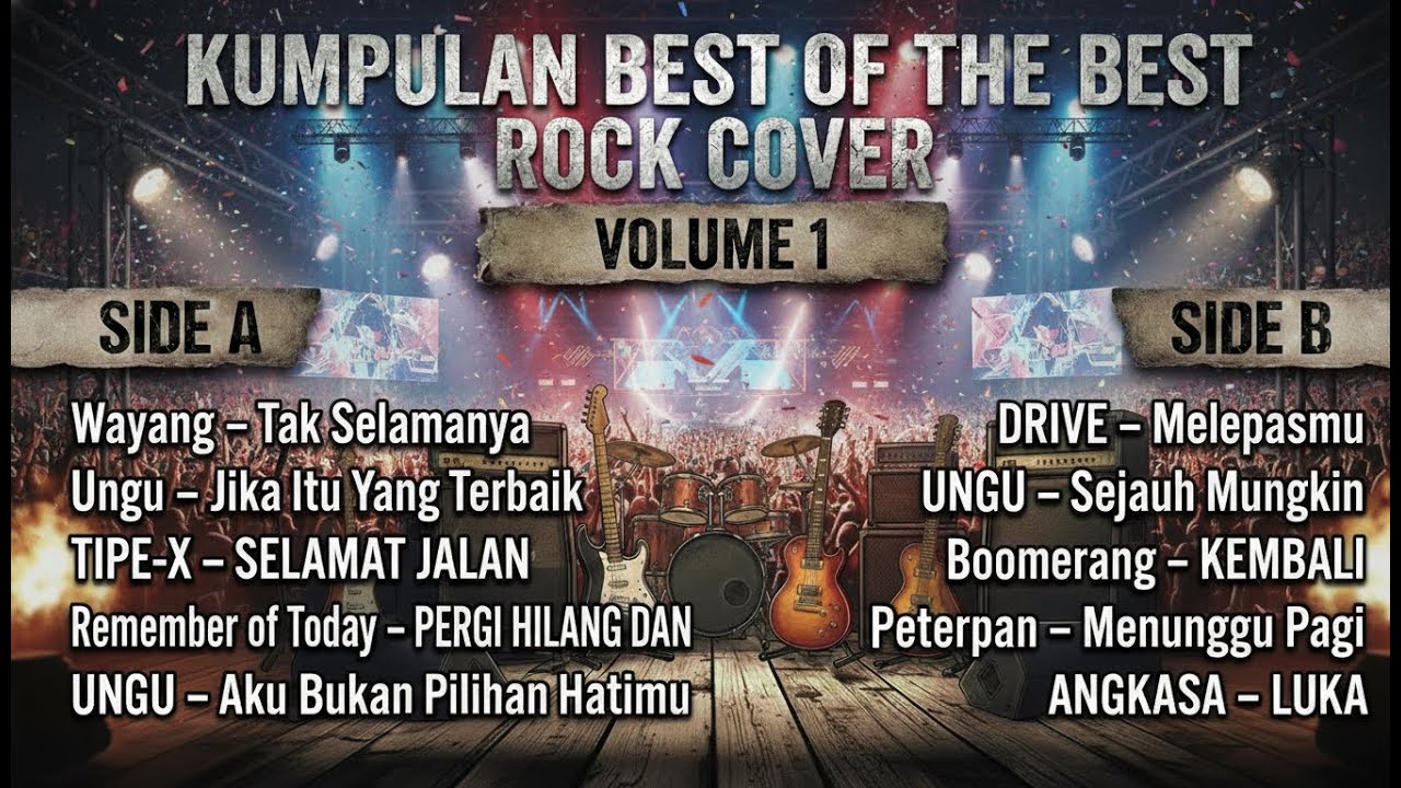 Best of The Best Rock CoverLagu Legendaris Hits Indonesia 🔥UNGU | DRIVE | TIPE X | PETERPAN | WAYANG