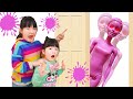 【寸劇】バービー変身ごっこ・おままごと Barbie color reveal doll - はねまりチャンネル