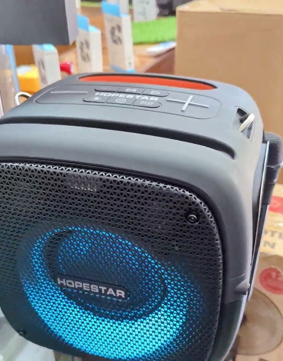 🤩Hopestar Party One Speakers 🔥 80W Power with dual mic and Stand #luxuryemall #hopestar ☎️0767377509
