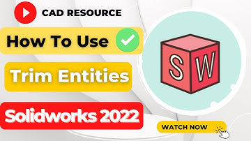 How to Use Trim Entities | Solidworks Sketch Tutoria | Tips