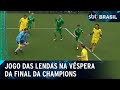 Jogadores lendários se reúnem em partida amistosa na véspera da final | SBT Brasil (31/05/24)