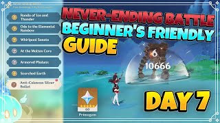Day 7 Never-Ending Battle beginners friendly guide - Genshin Impact tips and tricks