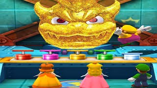 Mario Top 100 Fun Minigames with Luigi Vs Peach Vs Daisy Vs Wario. ( Master CPU )