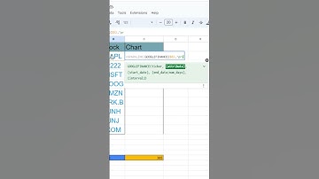 Stock Tracker In Google Sheets #excel #exceltips #exceltutorial