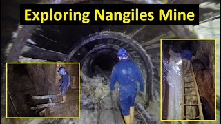 Exploring Nangiles Mine, deep into a Cornish tin/copper mine.