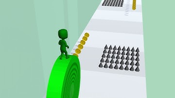 GREEN MASTER-ROLL 👽👽 - Layers Roll - level #21 - High score - All levels