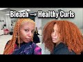 My First Wash N' Go On My Bleached Natural Hair