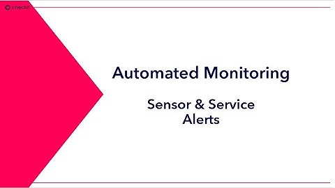 Alert Types: Sensor & Service Alerts
