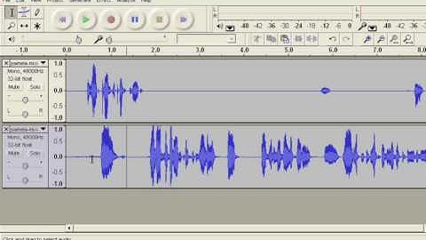 Mixing Your Pamela Interview in Audacity