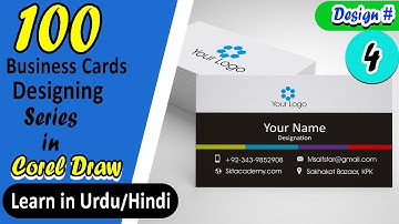 Business Card in CorelDraw 11-Creative Latest business card by sktacademy