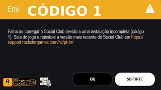 GTA V ERRO MODO ONLINE INDISPONÍVEL (SOCIAL CLUB COM ERRO) 100% RESOLVIDO 