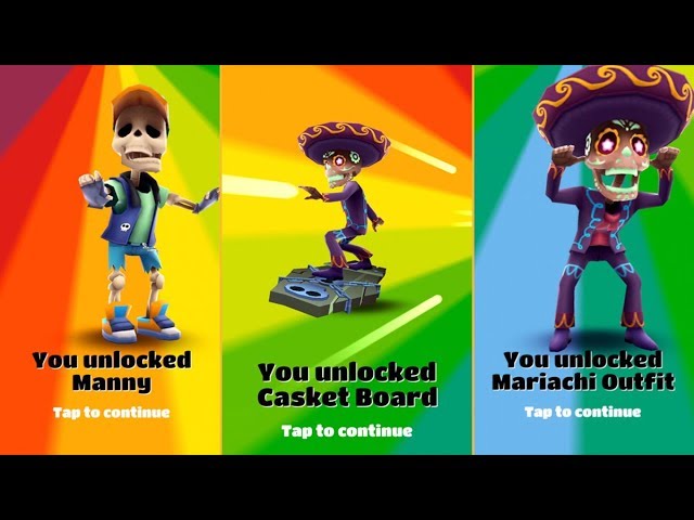 Subway Surfers  MANNY MARIACHI Outfit Unlock - HALLOWEEN in MEXICO #10 By  Kiloo 