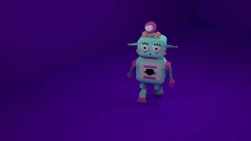 Cute 3D Robot Walk Cycle by Blender - Polytechnic