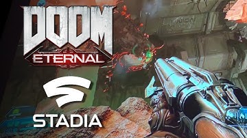 Doom Eternal Gameplay Running On Google Stadia