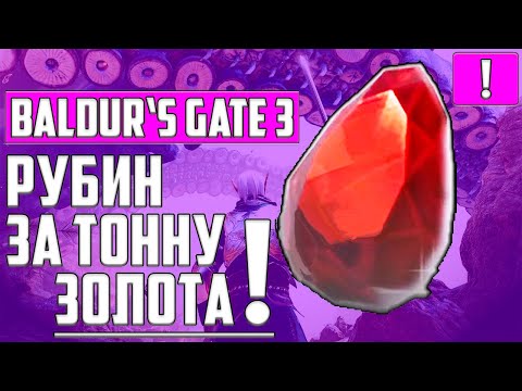 САМЫЙ ДОРОГОЙ СЕКРЕТНЫЙ РУБИН В ИГРЕ ▶ Baldur’s Gate 3 ▶ ГДЕ НАЙТИ ЛУЧШИЙ ТАЙНИК ▶ ЗОЛОТО ▶ ДЕНЬГИ