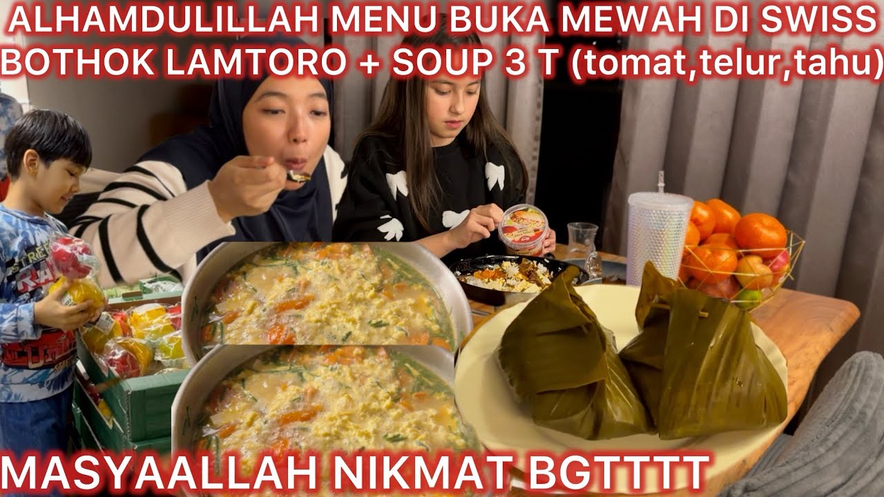 MENU BUKA PUASA MEWAH BOTHOK LAMTORO + SOUP 3 T + RENDANG