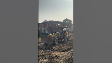 Mahindra Roadmaster Grader G90 on work. #gradermachine #grader #mahindragrader #construction #jcb
