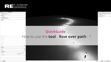 ReluxDesktop | QuickGuide | How to use the tool "Row over path" ?