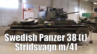 Swedish Stridsvagn m/41 Was Licensed Panzer 38(t) Walkaround - Arsenalen