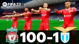 FIFA 23 - MESSI, RONALDO, MBAPPE, NEYMAR, ALL STARS | LIVERPOOL 100 - 1 LAZIO FC