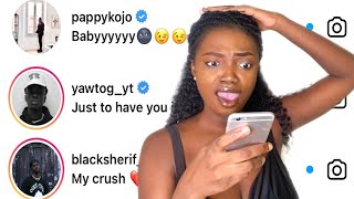 DM’ing 100 CELEBRITIES ASKING THEM OUT😋💦😂🇬🇭 ..*it worked*