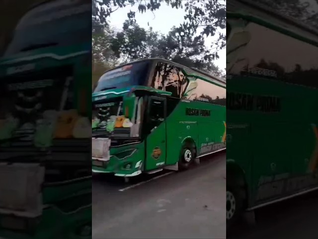 Bus telolet basuri v3 slowmo #busmania #busmalam #bus class=