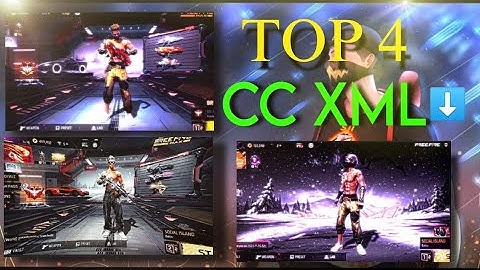 FREE FIRE LOBBY CC XML LINK ⬇️ TOP 4 BEST CC#fferongaming #freefire #lobby #cc #xml #alightmotion
