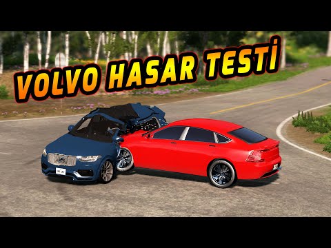 VOLVO HASAR VE SÜSPANSİYON TESTİ // BeamNG.drive