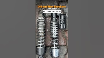 Meteor 350 New Shockers #meteor350 #bikerides #meteor350royalenfield #bikemodification #motovlogging