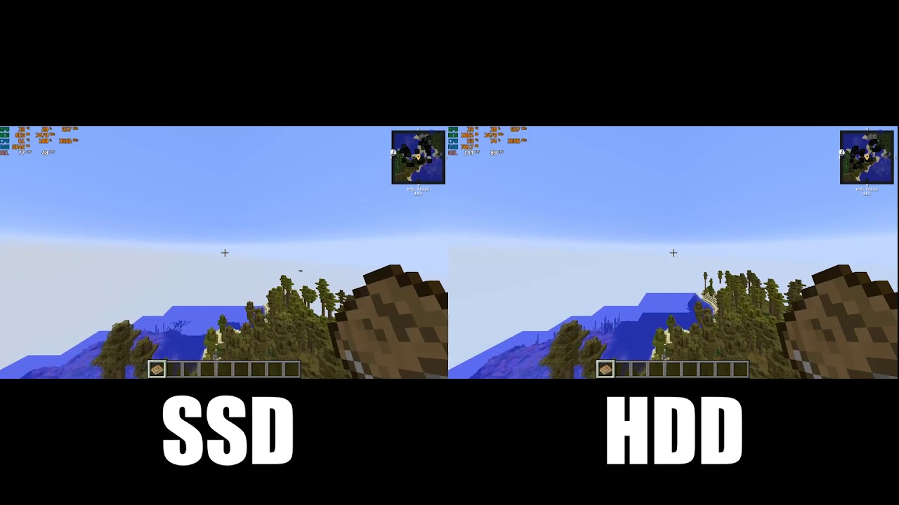 SSD vs HDD - Modded Minecraft - YouTube