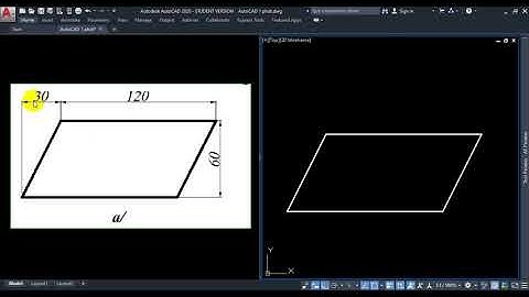 Vaduni | Học AutoCAD 1 phút - Bài tập lệnh Line 1 | #shorts