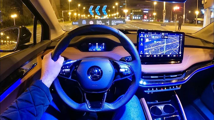 New Skoda ENYAQ 2021 - crazy HEAD-UP display with AUGMENTED REALITY