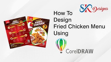 CorelDraw Tutorial | Fried Chicken menu for Restaurant  using CorelDraw