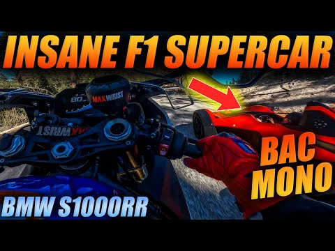 BMW S1000RR Meets F1 Supercar BAC MONO 🤩